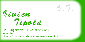 vivien tipold business card